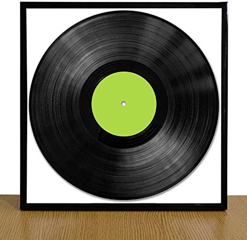 GiggleBeaver Cadre carré pour Disque Vinyle 33 Tours - Rétro