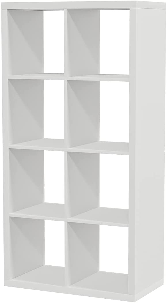 Bibliotheque vinyle Ikea kallax 8 cubes
