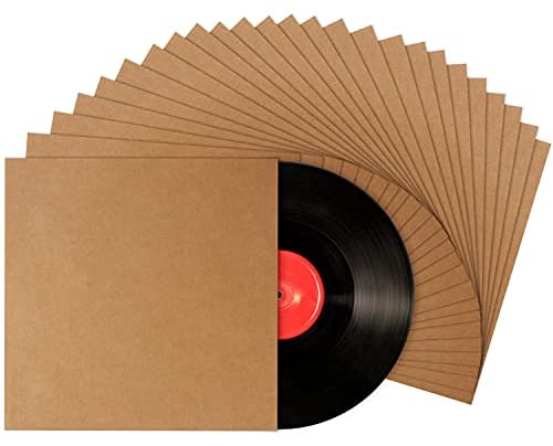 BELLE VOUS Pochette Vinyle 33 Tours Blanche de 12 Pouces (Lot de 25) - L31  X l31 cm - sans Trou Central, Protection Vinyle sans Acide - Pochettes  d'Album Vierges et Brutes : : Informatique