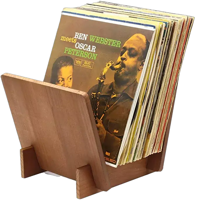 Support vinyle en bois de pin