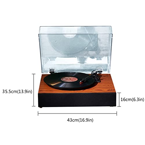 DIGITNOW - Tourne-disque Bluetooth - Lecteur vinyle avec Enceintes stéréo  sans fil 36