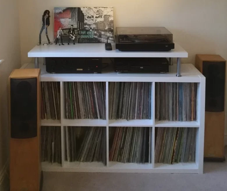 Meuble vinyle IKEA KALLAX avec Support platine