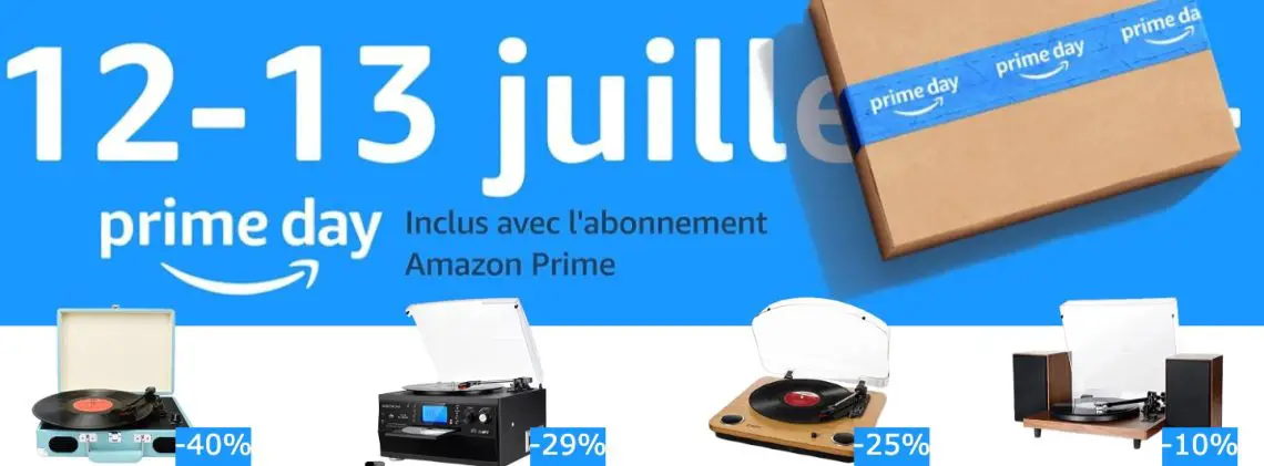 Amazon Prime Day 2022 – Les platines vinyle en promotion