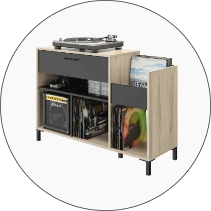 Meuble platine vinyle